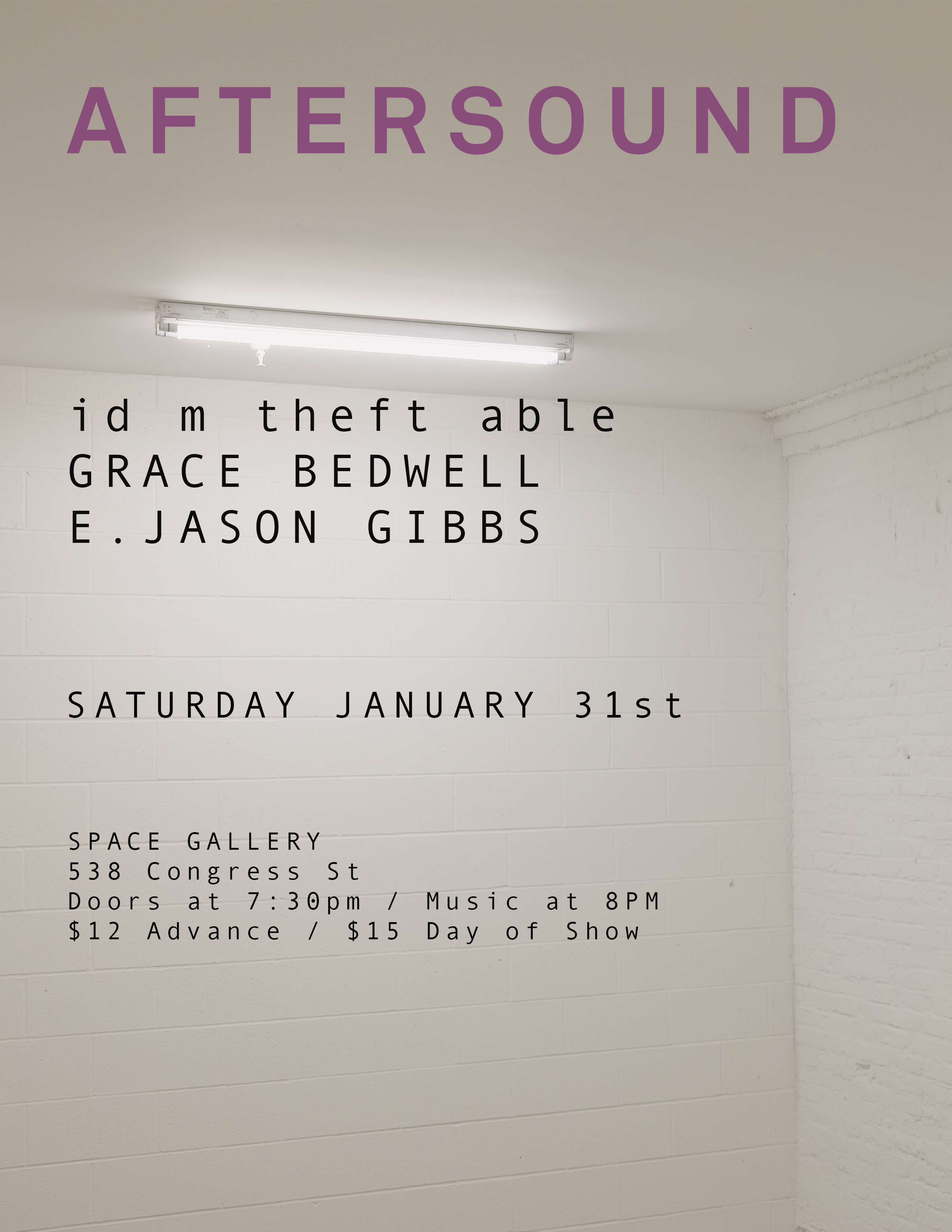 SPACE Gallery Jan 31 2026